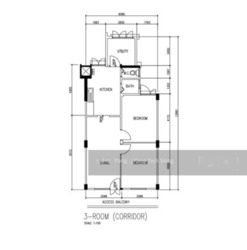 Blk 57 Marine Terrace (Marine Parade), HDB 3 Rooms #203713591